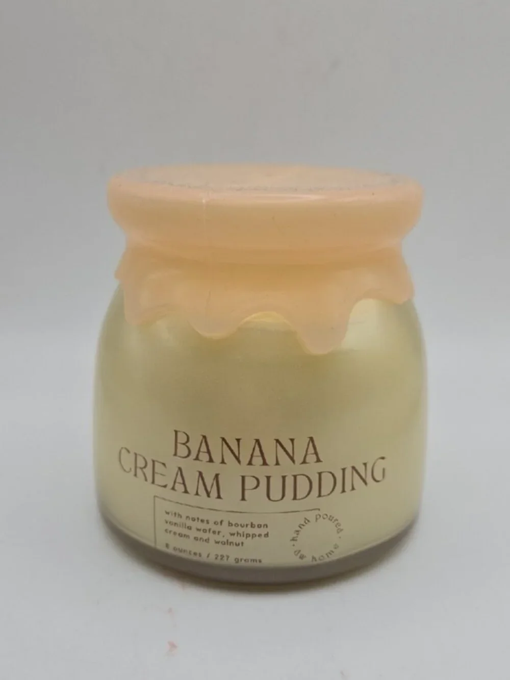 CLEARANCE DW Home Banana Cream Pudding Jar Candle